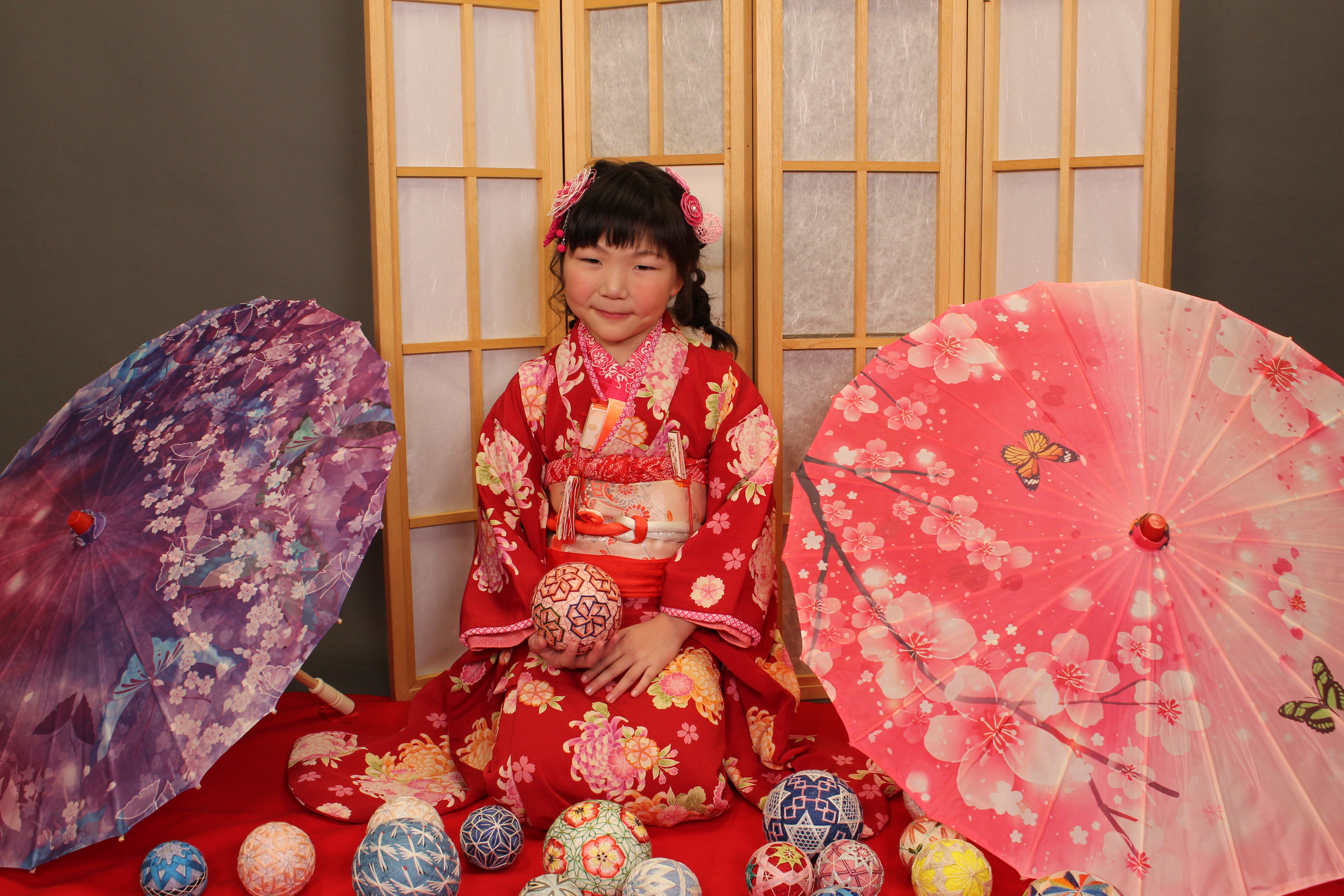 七五三／着付け／撮影
